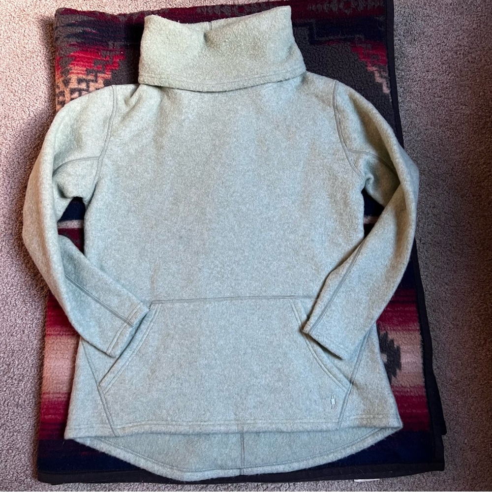 Smartwool Hudson Trail Fleece Pullover - Light Jade